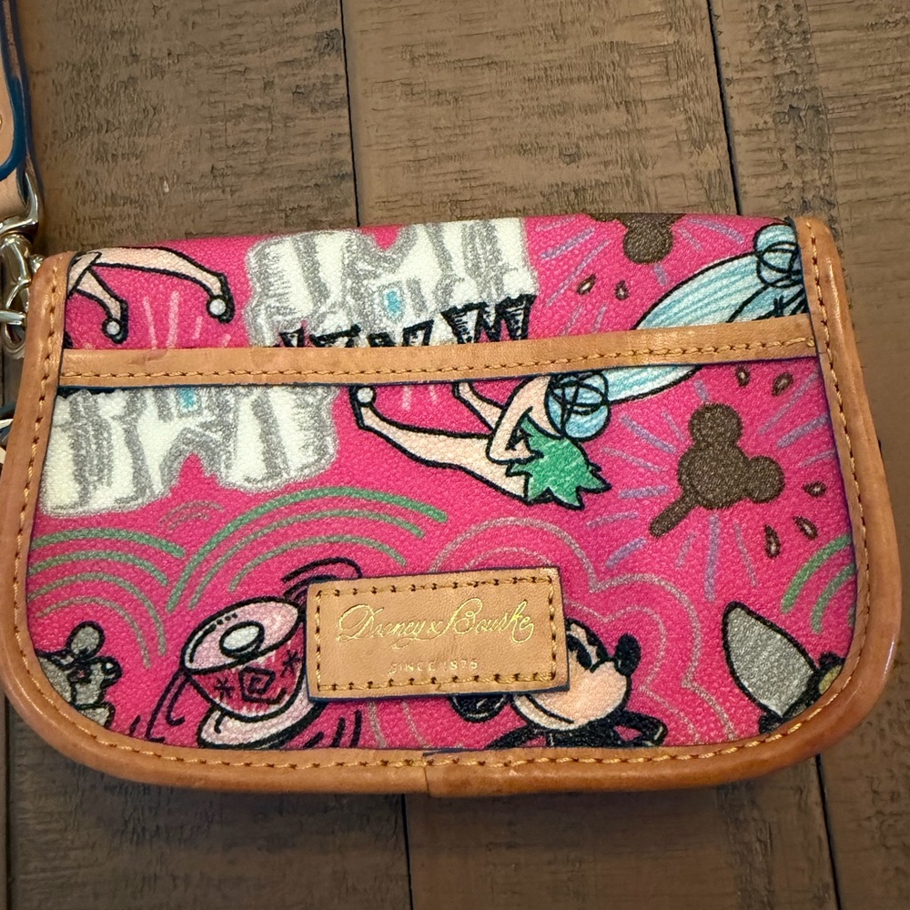 Dooney & Bourke and Disney Pink Wristlet - Picture 5 of 9